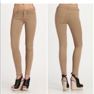 VINCE skinny jeans in tan